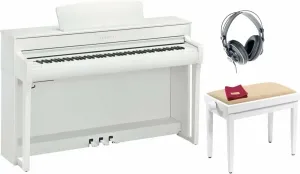 Yamaha CLP-745 WH SET Blanc Piano numérique