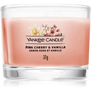 Yankee Candle Pink Cherry & Vanilla bougie votive glass 37 g