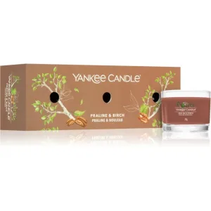 Yankee Candle Praline & Birch coffret cadeau 3x37 g