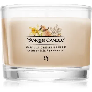 Yankee Candle Vanilla Crème Brûlée bougie votive glass 37 g