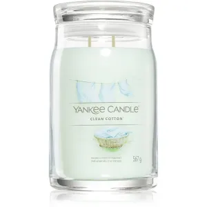 Yankee Candle Clean Cotton bougie parfumée Signature 567 g