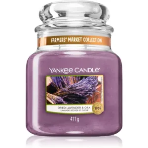 Yankee Candle Dried Lavender & Oak bougie parfumée Classic grande 411 g