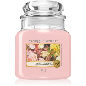 Yankee Candle Fresh Cut Roses bougie parfumée Classic petite 411 g