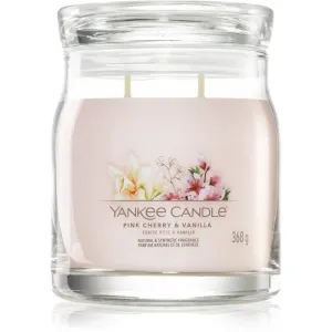 Yankee Candle Pink Cherry & Vanilla bougie parfumée Signature 368 g