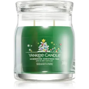 Yankee Candle Shimmering Christmas Tree bougie parfumée Signature 368 g