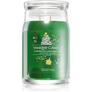 Yankee Candle Shimmering Christmas Tree bougie parfumée Signature 567 g