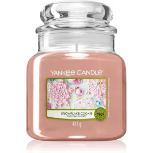 Yankee Candle Snowflake Cookie bougie parfumée Classic grande 411 g