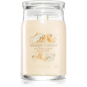 Yankee Candle Soft Wool & Amber bougie parfumée 567 g