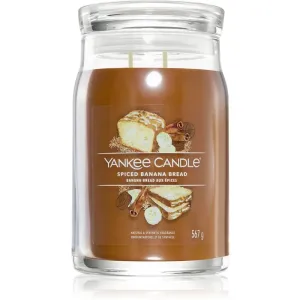 Yankee Candle Spiced Banana Bread bougie parfumée Signature 567 g