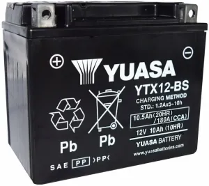 Yuasa Battery YTX12-BS Chargeur de moto batterie / Batterie