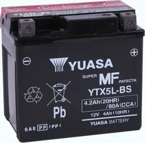 Yuasa Battery YTX5L-BS Chargeur de moto batterie / Batterie