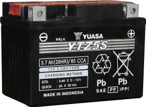 Yuasa Battery YTZ5S Chargeur de moto batterie / Batterie #660682