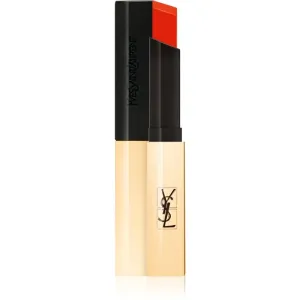 Yves Saint Laurent Rouge Pur Couture The Slim rouge à lèvres fin matifiant avec effet cuir teinte 2 Strange Orange 2,2 g