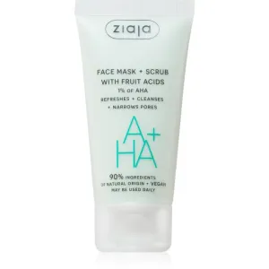 Ziaja Face Mask + Scrub with Fruit Acids masque exfoliant 55 ml