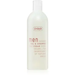 Ziaja Men shampoing et gel de douche 2 en 1 Red Cedar 400 ml