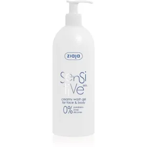 Ziaja Sensitive gel lavant visage et corps pour peaux sensibles et irritées 400 ml #120818