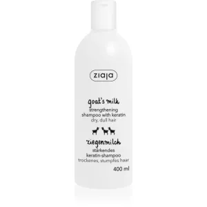 Ziaja Goat's Milk shampoing fortifiant pour cheveux secs et abîmés 400 ml