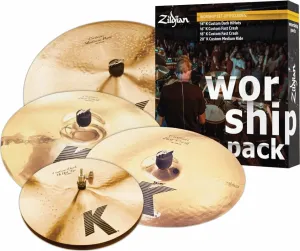 Zildjian KC0801W K Custom Worship 14/16/18/20 Set de cymbales