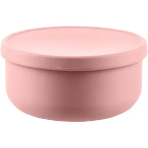 Zopa Silicone Bowl with Lid bol en silicone à couvercle Old Pink 1 pcs
