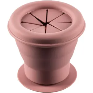 Zopa Silicone Folding Snack Box bol en silicone avec ventouse Old Pink 1 pcs