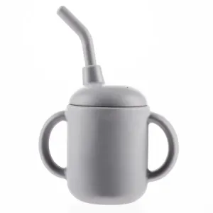 Zopa Silicone Mug tasse 2 en 1 Dove Grey 1 pcs