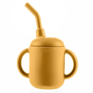 Zopa Silicone Mug tasse 2 en 1 Mustard Yellow 1 pcs