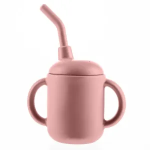 Zopa Silicone Mug tasse 2 en 1 Old Pink 1 pcs
