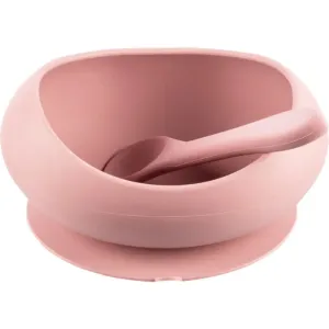 Zopa Silicone Tableware Set service de table Old Pink 1 pcs