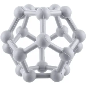 Zopa Silicone Teether Atom jouet de dentition Dove Grey 1 pcs
