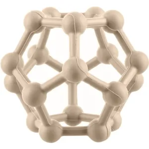 Zopa Silicone Teether Atom jouet de dentition Sand Beige 1 pcs