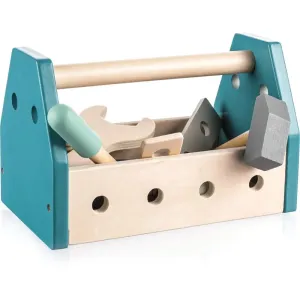 Zopa Wooden Tool Box ensemble d’accessoires Blue 14 pcs