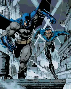 Zuty Peinture par numéros Batman et Nightwing