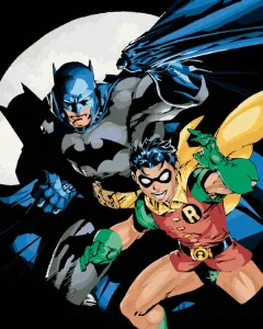 Zuty Peinture par numéros Batman et Robin