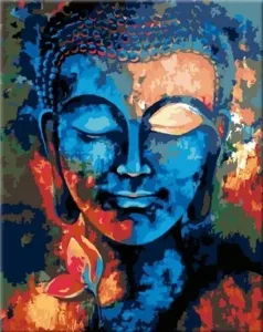Zuty Peinture par numéros Bouddha coloré #49019