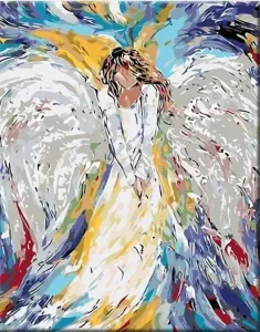 Zuty Peinture par numéros Femme Angélique