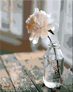 Zuty Peinture par numéros Fleur dans une bouteille