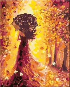 Zuty Peinture par numéros Forêt d'automne