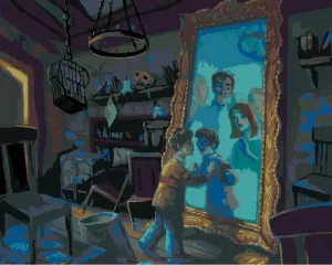 Zuty Peinture par numéros Harry Potter et le miroir risé