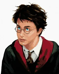 Zuty Peinture par numéros Portrait d'Harry Potter