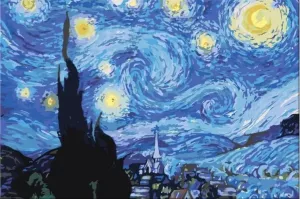 Zuty Peinture par numéros Nuit étoilée (Van Gogh) #684695